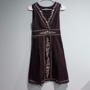 Eddie Bauer brown dress